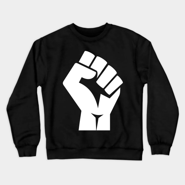 Black Power Fist, black lives matter, civil rights Crewneck Sweatshirt by UrbanLifeApparel